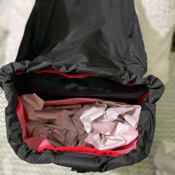 Herschel Supply Co. Little America Mid Volume Backpack 17L In Paint Black/White - Picture 9 of 13